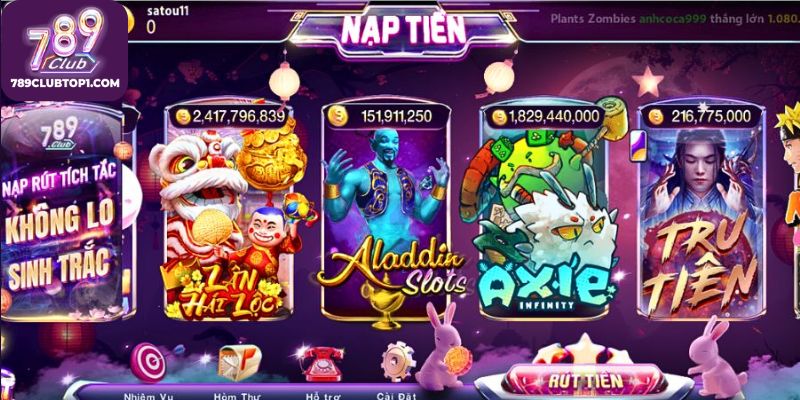 Khám Phá Thế Giới Nổ Hũ 789Club